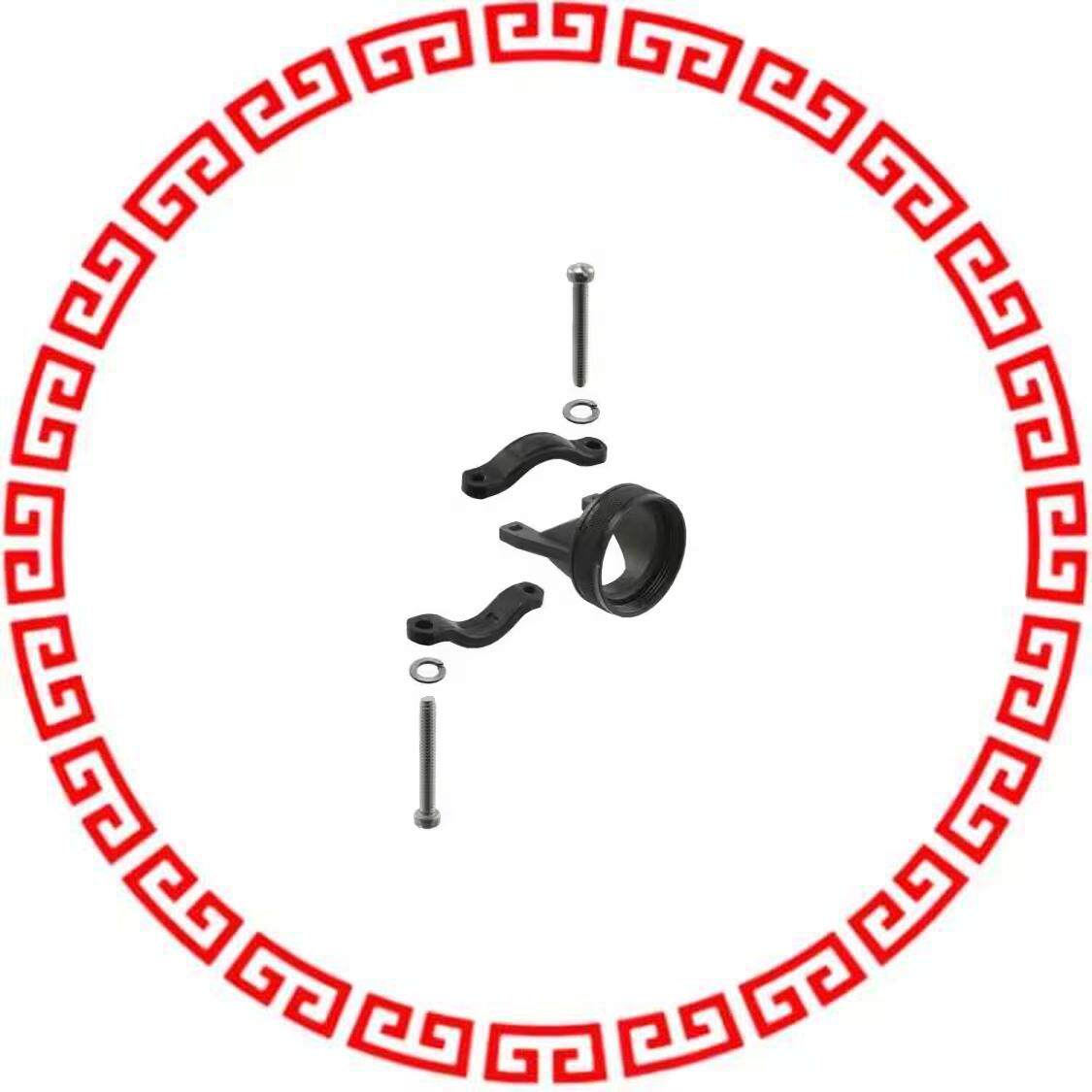 A8504952124A CONN CABLE CLAMP SZ 24 BLACK