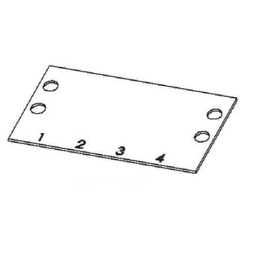 CW208-01A「Connector Accessories Top Mounting Cover Doubl」