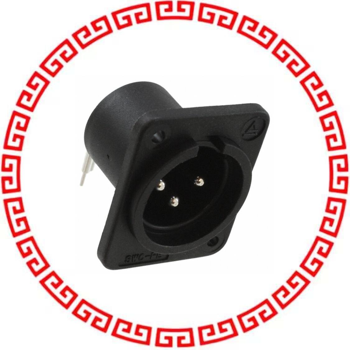 PD3MRMS2 CONN RCPT MALE XLR 3POS SOLDER