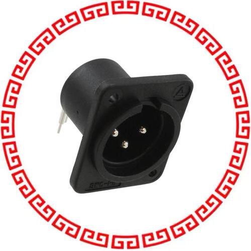 PD3MRMS2 CONN RCPT MALE XLR 3POS SOLDER