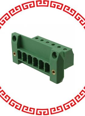 1840599 TERM BLK HEADER 6POS GREEN