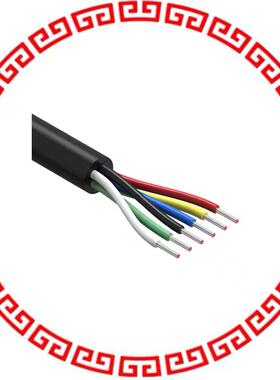 30-00507 CABLE 6COND 24AWG BLK 153M