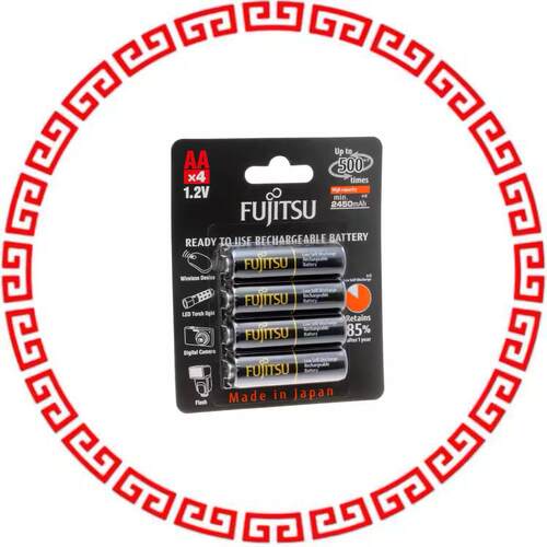 HR-3UTHCEX(4B) FUJITSU AA SIZE MIN. 2450MAH 4PC