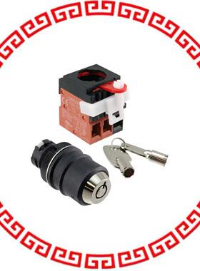 A22TK-2RL-12-K04 SWITCH KEYLCK 2POS DPST 10A 110