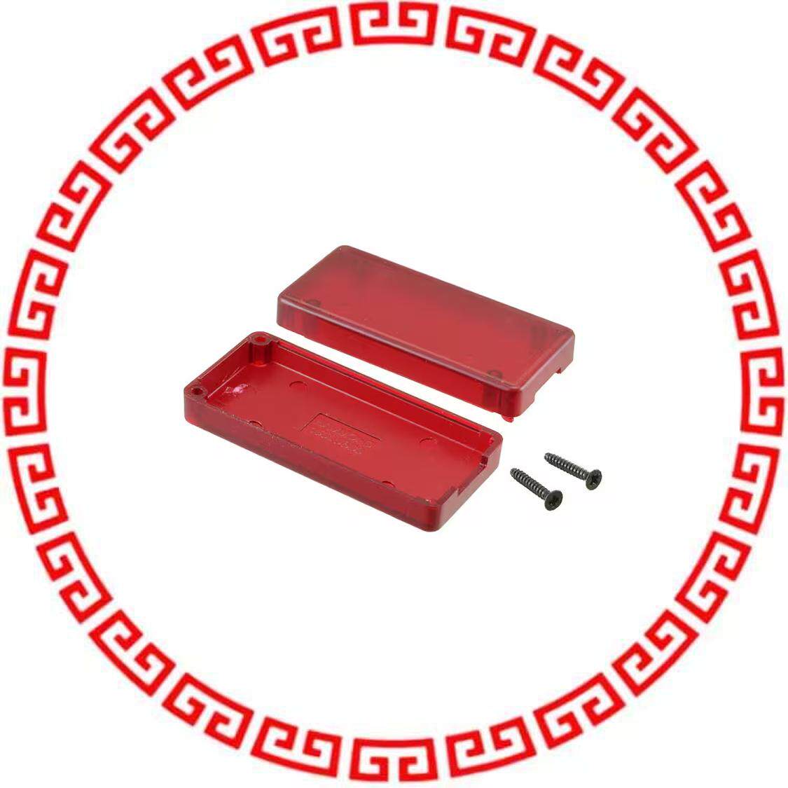 1551USB3TRD BOX ABS TRAN/RED 2.56