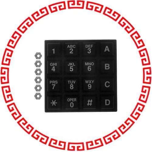 84LS-BB2-016-N SWITCH KEYPAD 16 KEY 0.01A 24V