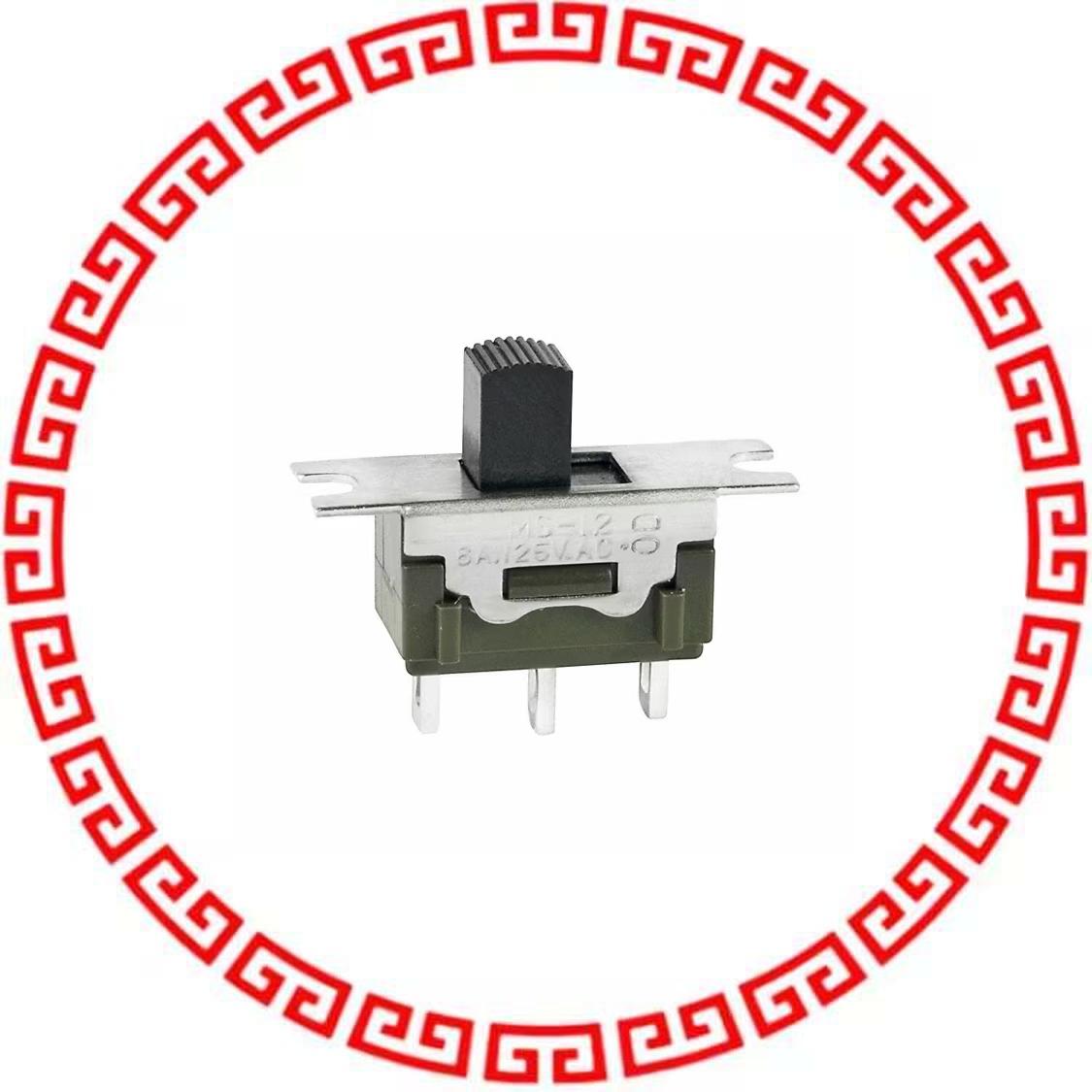 MS12AFW01 SWITCH SLIDE SPDT 6A 125V