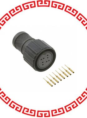 2102353-4 CONN PLUG FMALE 8POS GOLD CRIMP