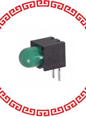 5505205F LED 5MM RT ANG SUP DIFF GRN PCMT