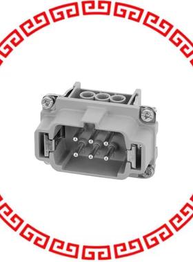 C146 10A006 102 1 INSERT MALE 6POS+1GND SCREW