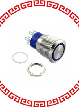 ULV4F2GSS341 SWITCH PUSHBUTTON DPDT 3A 250V