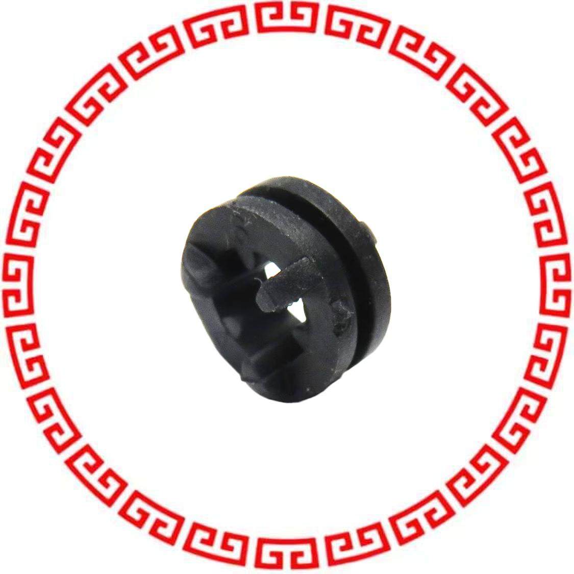 G-462-V2525 SCREW GROMMET THRMPL BLK