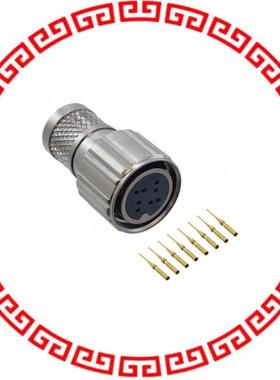 2102353-5 CONN PLUG FMALE 8POS GOLD CRIMP