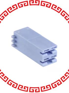 521204-5 CONN RCPT HOUSING 0.25 2POS BLUE