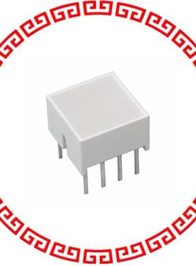 HLMP-2655 LED LT BAR 8.89X8.89MM SGL HER