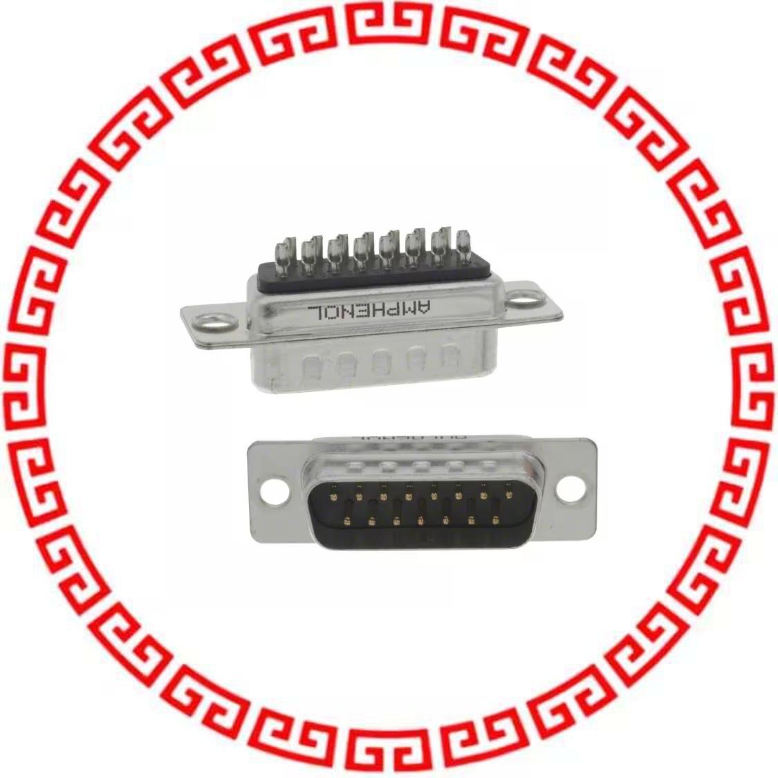 G17S1510110EU CONN D-SUB PLUG 15P STR SLDR CUP