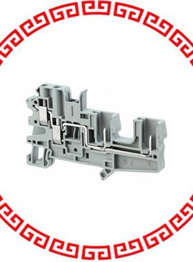 3060296 TERM BLK PLUG 4POS 6.2MM GRAY