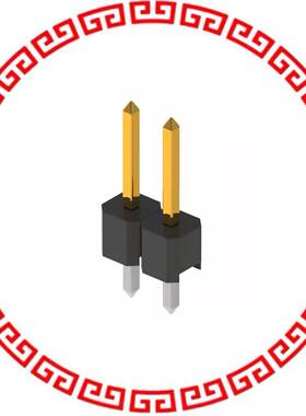 2302-6111-TG CONN HEADER 2POS STR .230 GOLD