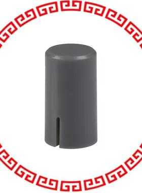 1RDGR CAP PUSHBUTTON ROUND DARK GRAY