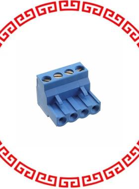 796696-4 TERM BLOCK PLUG 4POS STR 5MM