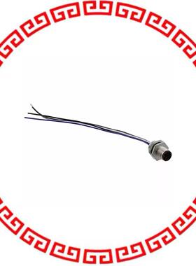 M12D-04PMMC-SH8B15 CBL MALE TO WIRE LEAD 4POS 0.49'