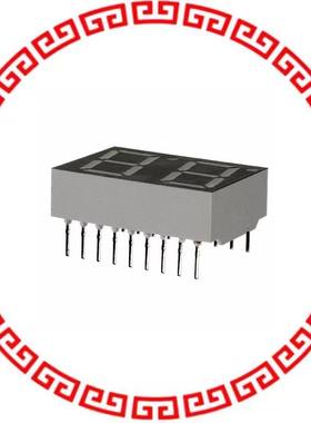 HDSP-5521 LED 7-SEG 14.2MM 2DIG CA HER RHD