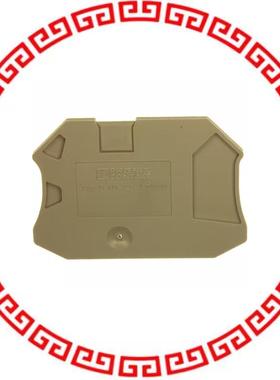 3047141 CONN TERM BLK END COVER GRAY