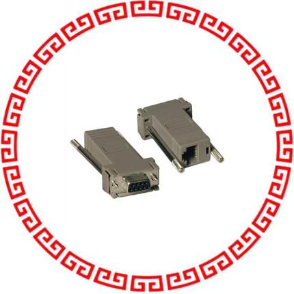 P450-000 DB9 F TO RJ45 NULL MODEM ADAPT