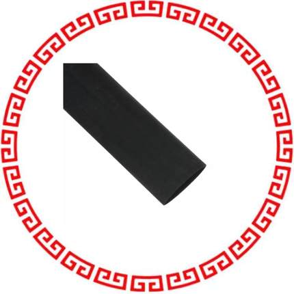 Q2-F-3/8-01-QB48IN-25 HEATSHRINK POLY 3/8" BLK 4'