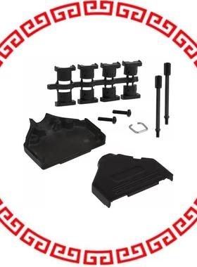 970-025-040R011 BACKSHELL DB25 DIE CAST BLK CHRM