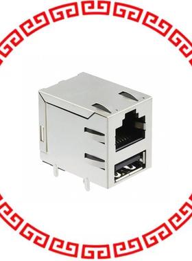 5-1775855-1 CONN MOD JACK 8P8C R/A SHIELDED