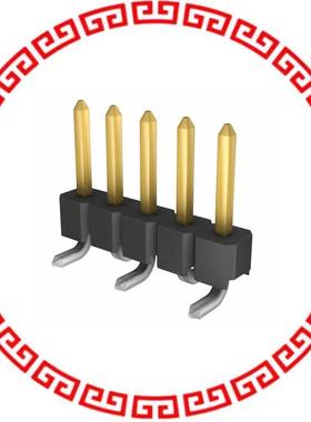 961105-6300-AR-PR CONN HEADER VERT 5POS GOLD SMD