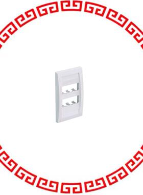 CFPE6IWY FACEPLATE, 6 PORT, SINGLE GANG,