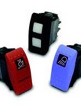 VLD2S00B-AZC00-000「Switch Rocker (ON) OFF (ON) DPDT Quic」