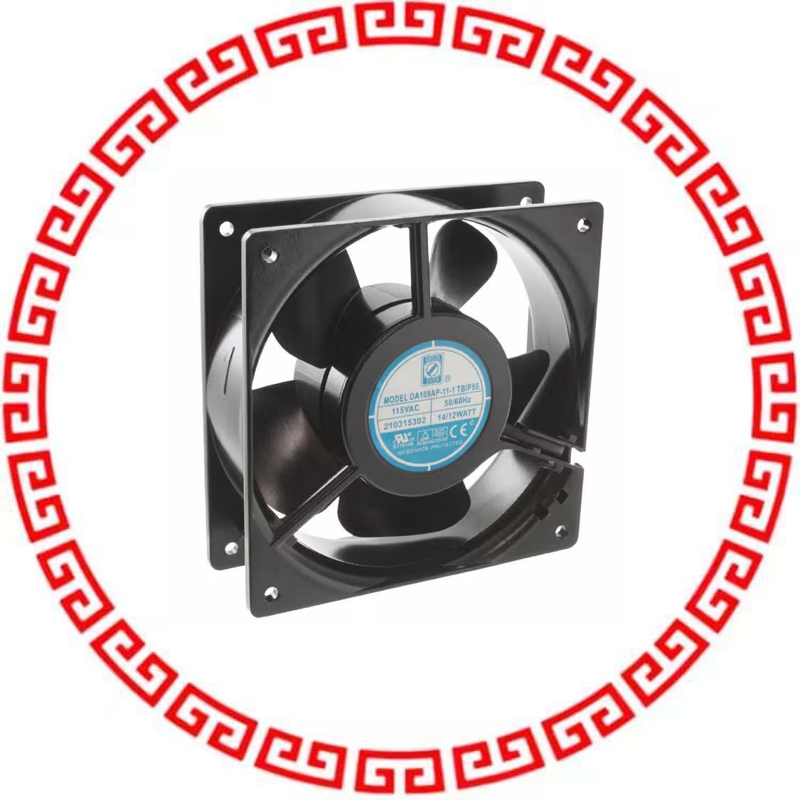 OA109AP-11-1TBIP55 FAN AXIAL 120X38MM 115VAC TER