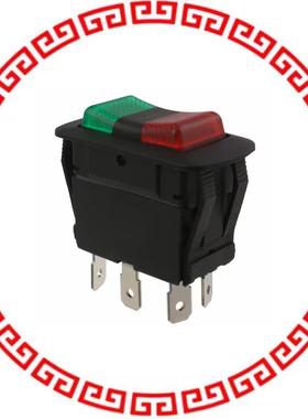 GRB260D501BBRG1 SWITCH ROCKER SPDT 21A 14V