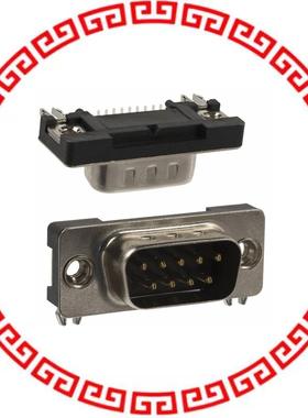 190-009-163R001 CONN DSUB PLUG 9POS SMD R/A SLDR