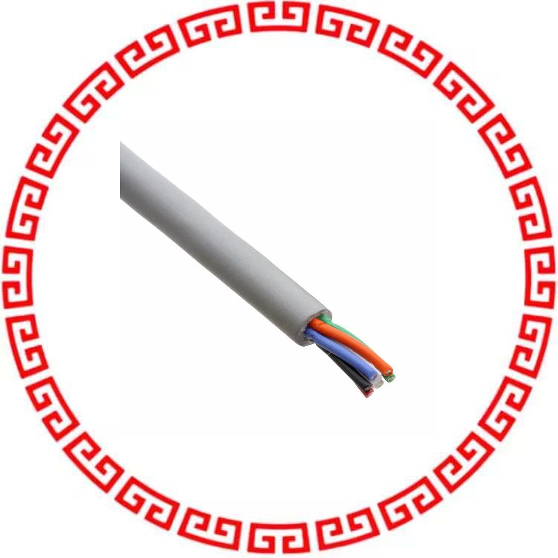 79053 SL005 CABLE 6COND 24AWG SLATE 100'