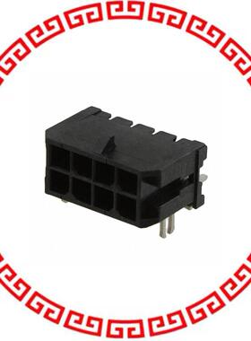 430450807 CONN HEADER 8POS R/A GOLD SMD