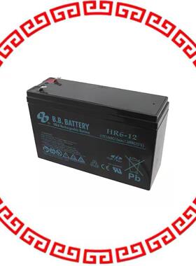 HR6-12-T1 BATTERY LEAD ACID 12V 5.5AH