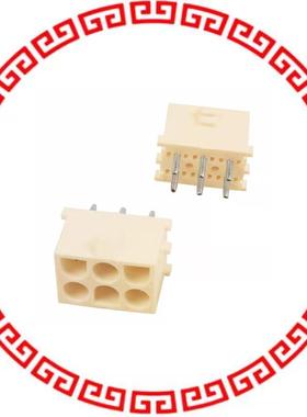 641969-1 CONN HEADER 6POS VERT .250 GOLD