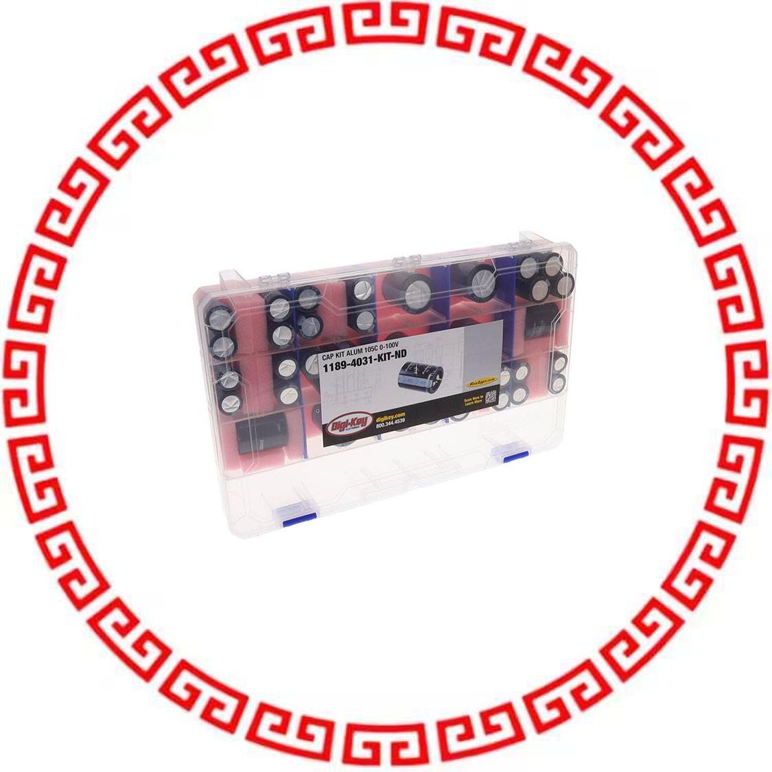 1189-SNAPKIT3 CAP KIT ALUM 105C 0-100V