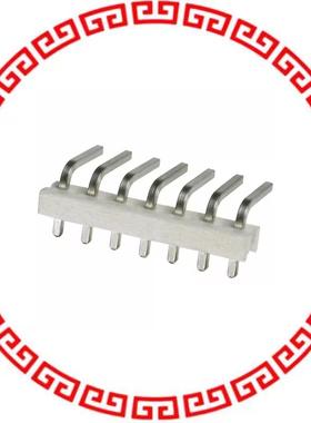 640385-7 CONN HEADER RTANG 7POS .156 TIN
