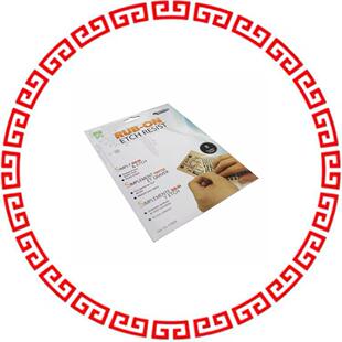 ETCH RESIST 416 RUB SHEET SHTS