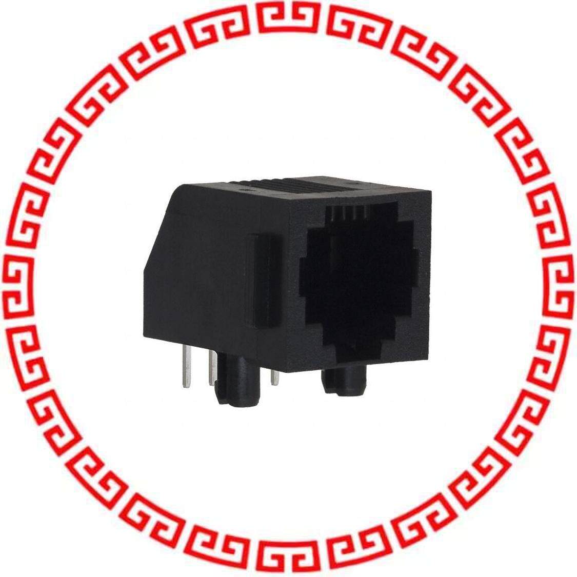 5555163-1 CONN MOD JACK 6P6C R/A UNSHLD - 实物图