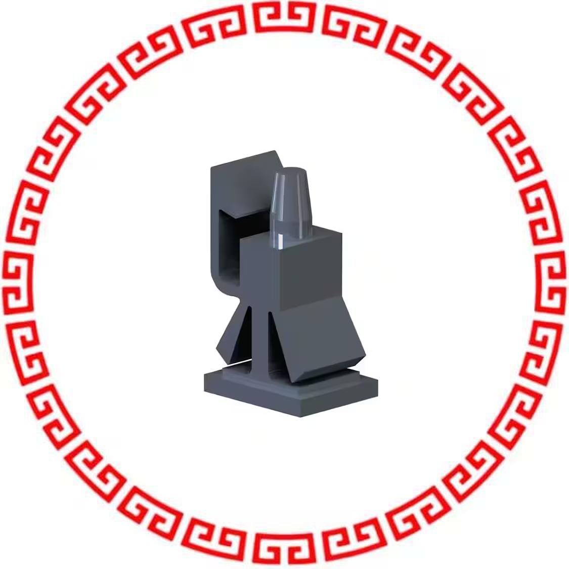 RLEHCBS-6-01BK BRD SPT EDGE HOLD SNAP LCK 7/16