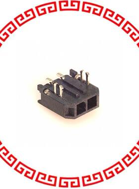 436500210 CONN HEADER 2POS R/A W/CLIP SMD