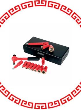 31391 SOCKET SET W/HNDL 6PNT 1/4 13PC