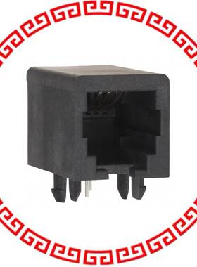 432024101 CONN MOD JACK 4P4C R/A UNSHLD