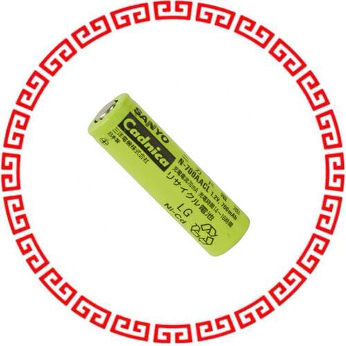 N-700AACL BATTERY NICAD 1.2V 700MAH AA